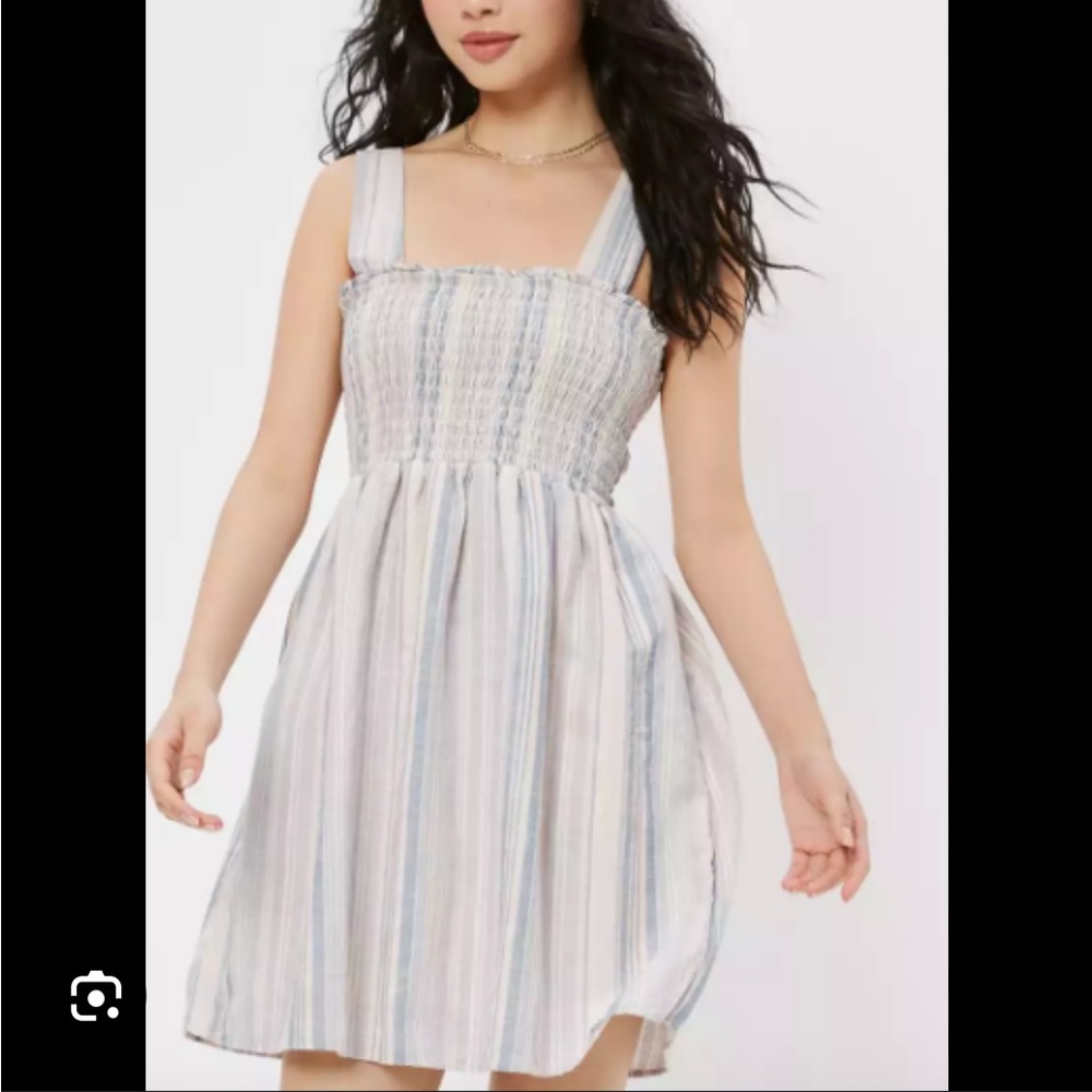 AE Smocked Cross-Back Dress